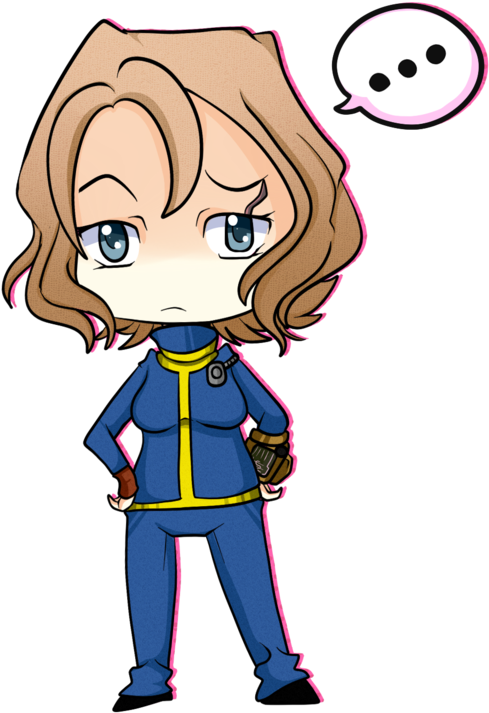 Judging You By Chibi-kylie - Drawings Of Chibi Fallout (800x800)