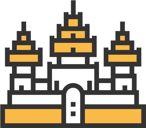 Angkor Wat Free Icon - Cambodia (512x512)