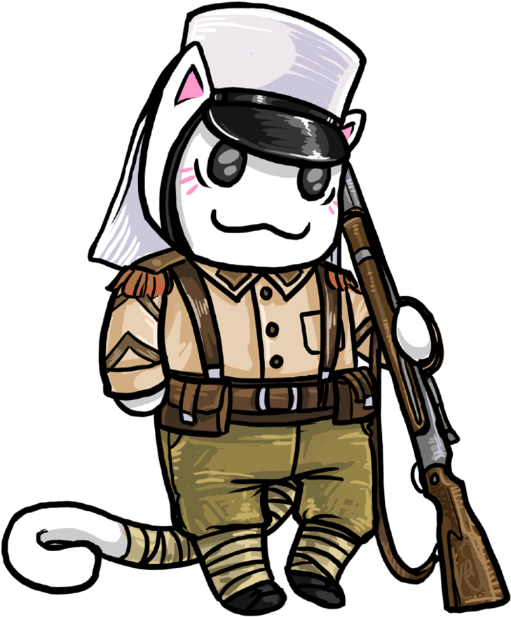 Henri French Foreign Legion By Drawstralia - French Foreign Legion Cartoon (844x947)