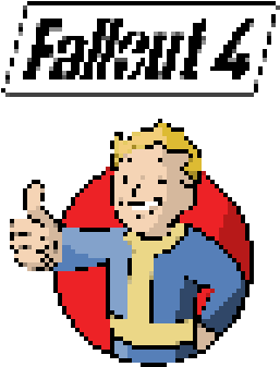 Fallout 4 Vault Boy And Logo - Fallout 4 Pipboy Backpack Schoolbag Bookbag Campingbag (400x400)