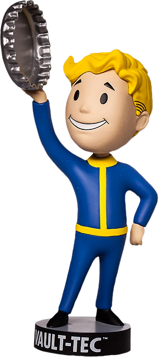 Barter Vault Boy Bobble Head Figure - Fallout 4: Vault Boy 111 Bobbleheads - Series Two: (326x723)