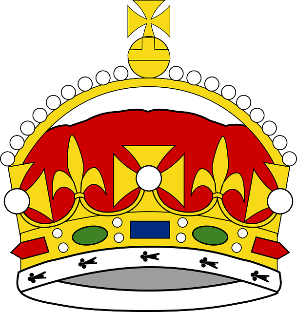Prince Crown Clip Art Free - King George Iii Crown Drawing (609x640)