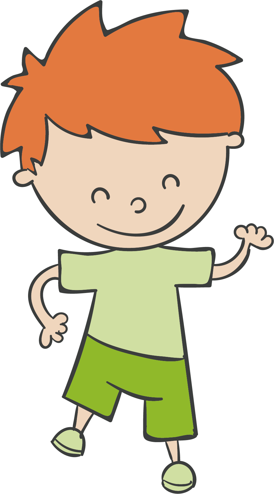 T-shirt Green Brown Hair - Green (937x1686)