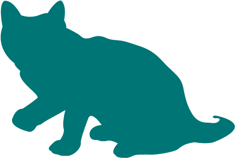 Cat Angry Silhouette - Siluetas De Cara De Angustia (512x512)