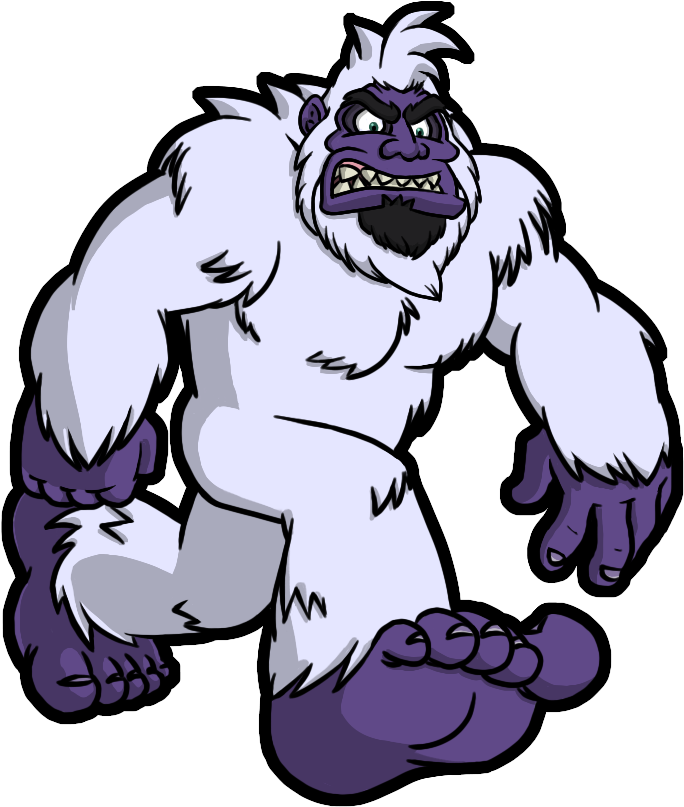 Slushie The Yeti By Catchshiro - Cartoon (750x824)