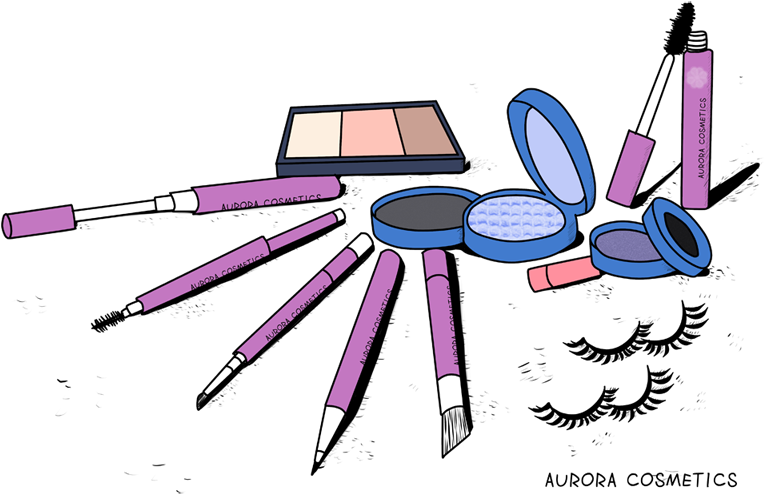 Eyeshadow Clipart Makeup Tool - Cosmetics (800x566)