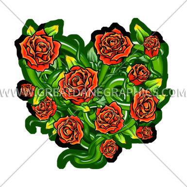 Heart Rose Vine - Garden Roses (385x385)