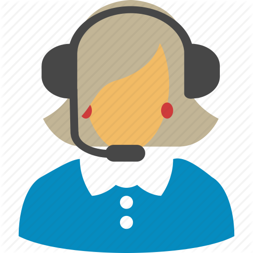 Pin Receptionist Phone Clipart - Telephone User Icon (512x512)