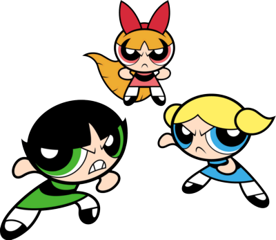 Share This Image - Powerpuff Girls Blossom Bubbles Buttercup (400x347)