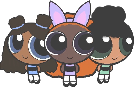 Powerpuff Melanin Power Powerpuff Girls Black Powerpuff - Power Puff Pinglorna (560x358)