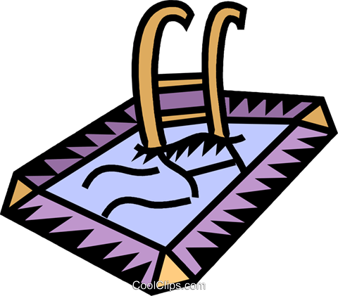 Swimming Pool Royalty Free Vector Clip Art Illustration - Pool Clipart Microsoft Word (480x421)