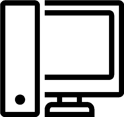 Computer 5 Icon - Computer Vector Png Icon (512x512)