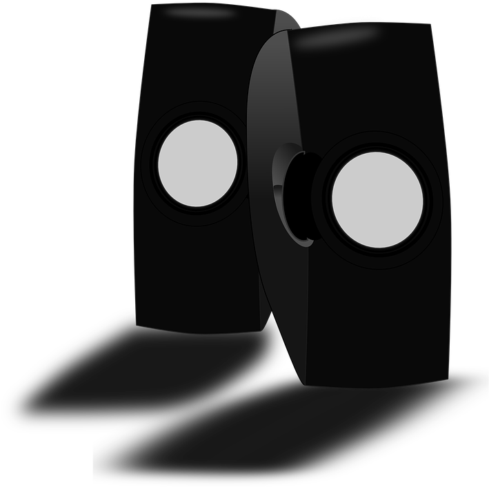 Speakers Clipart Vector - Loudspeaker (744x720)