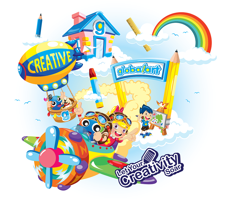 Globalart-let Your Creativity Soar - Global Art World (800x688)