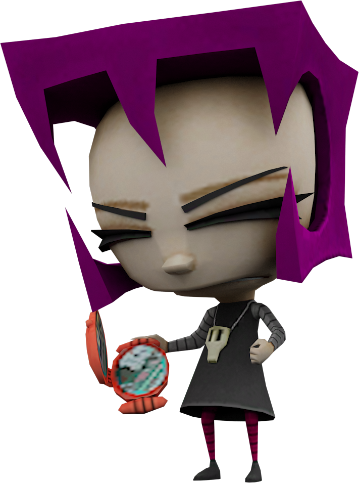 Gaz Render By Crasharki - Invader Zim 2018 Gaz (711x955)