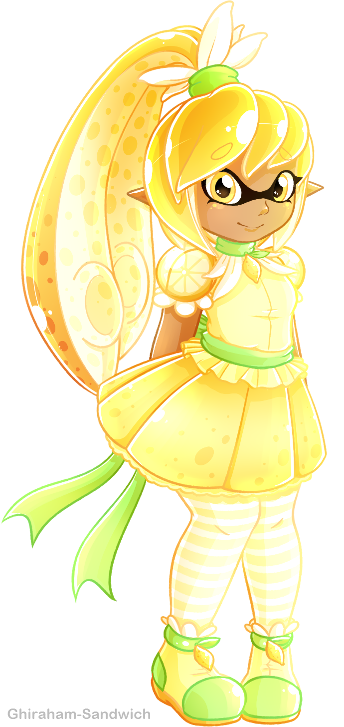 Lemon Inkling By Ghiraham-sandwich - Cartoon (690x1456)
