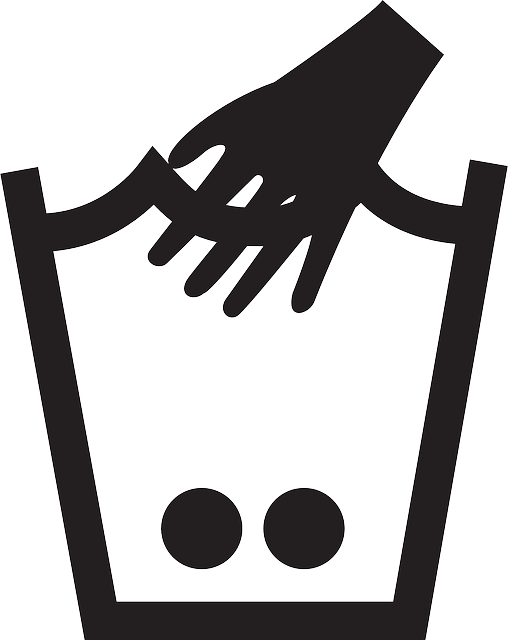 Symbol, Hand, Laundry, Washing, Care, Wash - Hand Wash Cold Symbol (508x640)