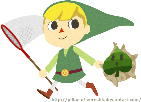 Link - Animal Crossing Crossovers Legend Of Zelda (500x373)