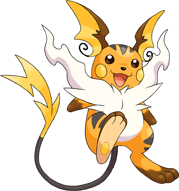 Shiny Mega Raichu Pokédex - Pokemon Ritchu (751x800)