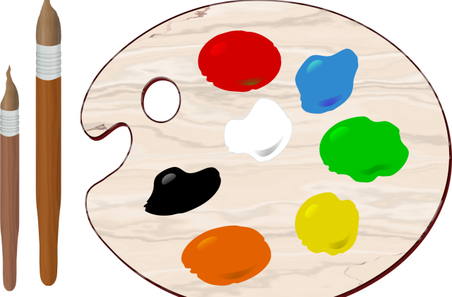 Coloring Pages Kittens - Clip Art Paint Colours (640x420)