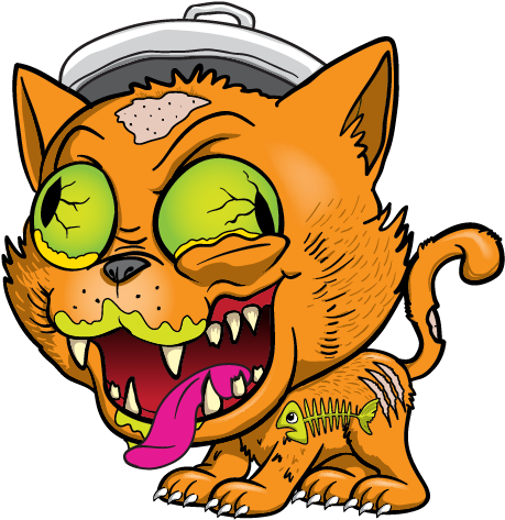 Spittin' Kitten - Ugglys Pet Shop Cat (565x495)