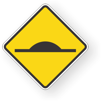 Road Signs Wa Dev Wa 50 Speed Hump Sign - Speed Hump Sign Png (491x491)