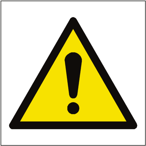 Yellow Road Signs Are Warning Signs Download - Electrical Hazard Sign (600x600)