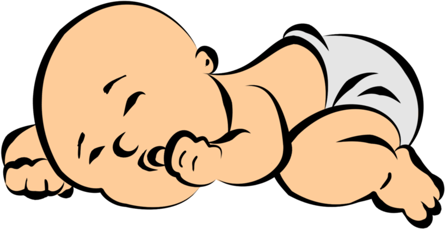 Sleeping - Baby Sleeping Clip Art (894x894)