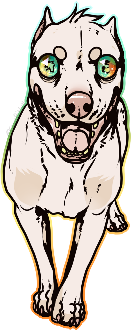 Who Him Is By Canispitbull - Pit Bull (681x1173)