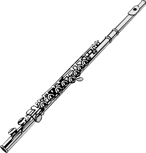 Fluted Clipart Transparent - Flute Clipart (488x512)