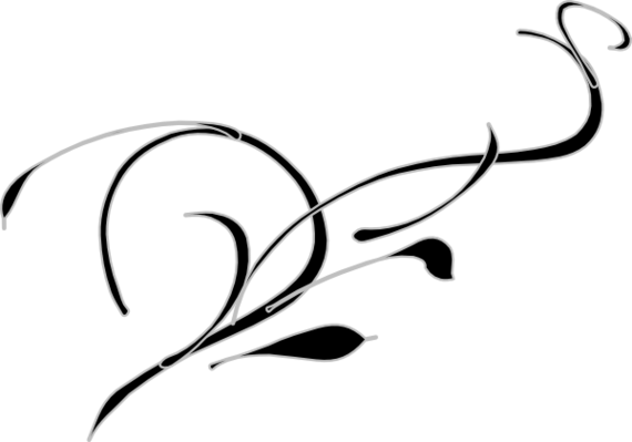 Black Swirls Cliparts - Swirls With No Background (570x399)
