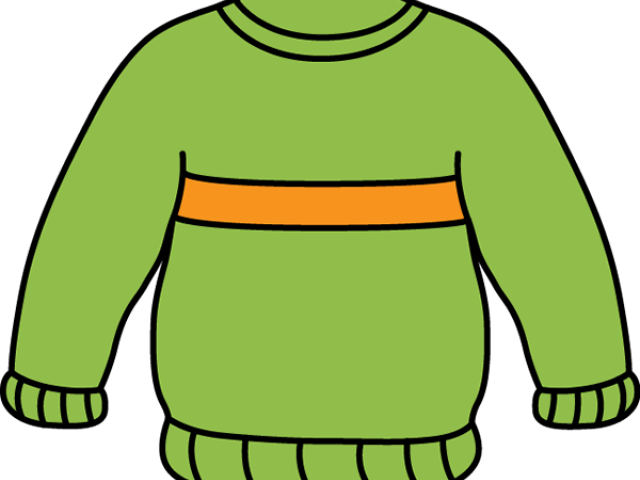 Sweaters Cliparts - Sweater Clipart Black And White (640x480)