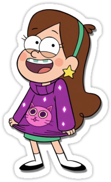 Mabel Pines From The Series Gravity Falls - Comics (375x360)