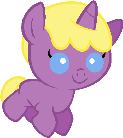 Clarabel The Unicorn Foal By Melodiousmarci - Cartoon (428x486)