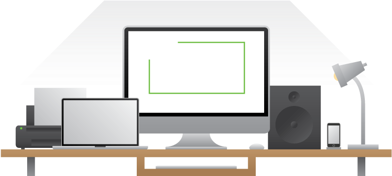 The Office Collective Logo With Lamp Shining Above - Output Device (1389x356)