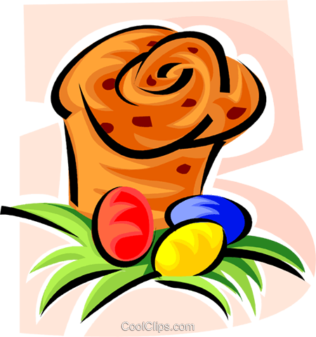 Easter Eggs And Muffins Royalty Free Vector Clip Art - Easter Eggs And Muffins Royalty Free Vector Clip Art (450x480)