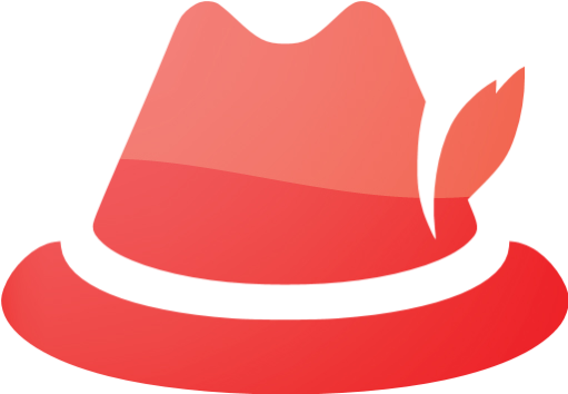 Web 2 Red German Hat Icon - Fedora (512x512)