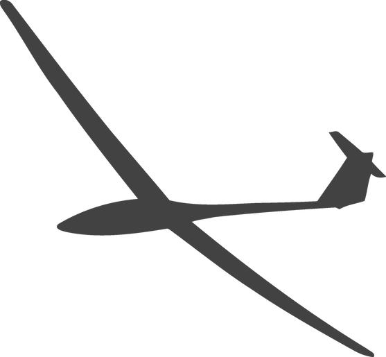 Our Next Recruitment Intake Is In September - Glider Silhouette (557x515)