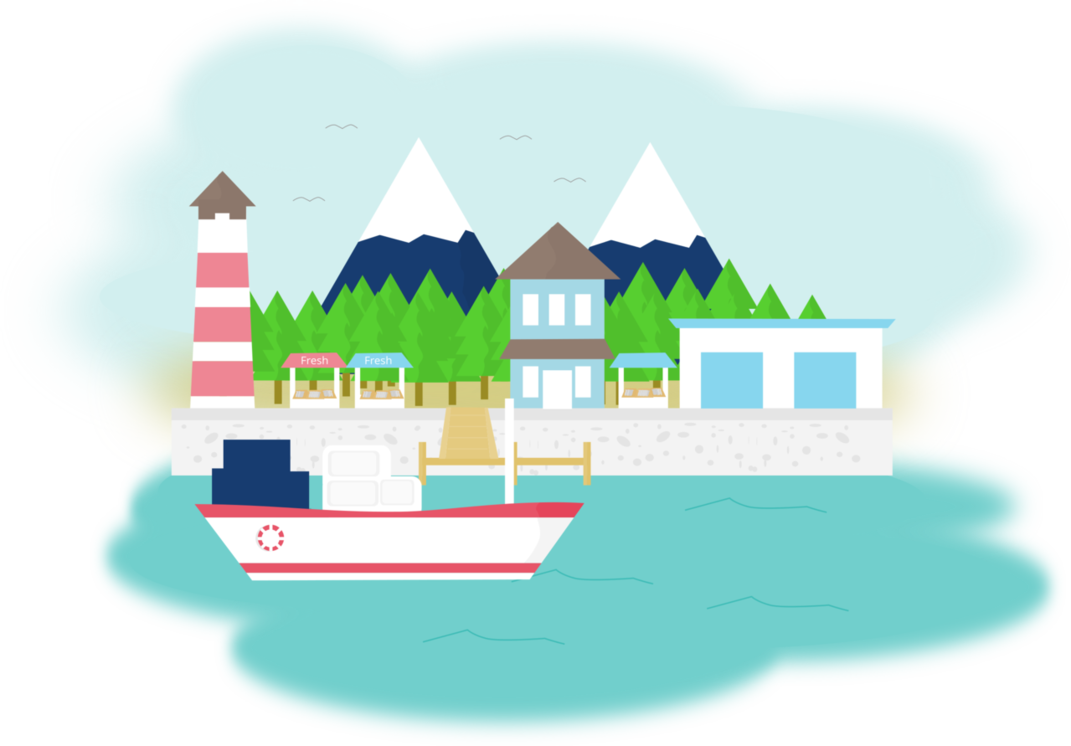 Harbour Flat Design By Ahmadfaris06 - House (1071x746)