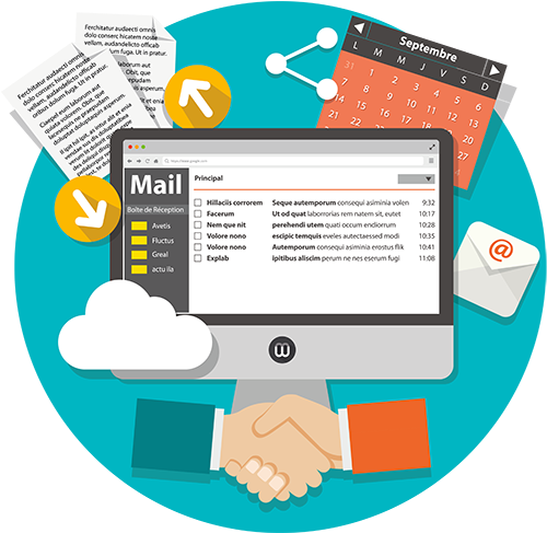 Flat Design - Web Page (500x500)