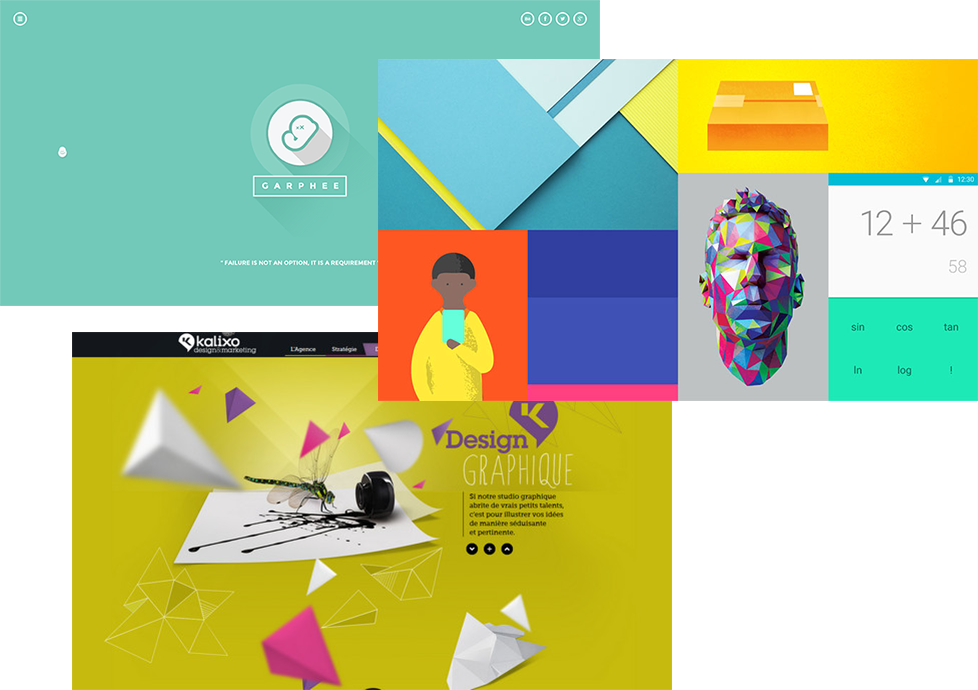 Semi-flat Design Collage - Jamie Lidell Vinyl Record (978x690)