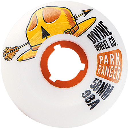 Park Ranger - Kolieska Divine Park Ranger 58mm/98a White (450x450)