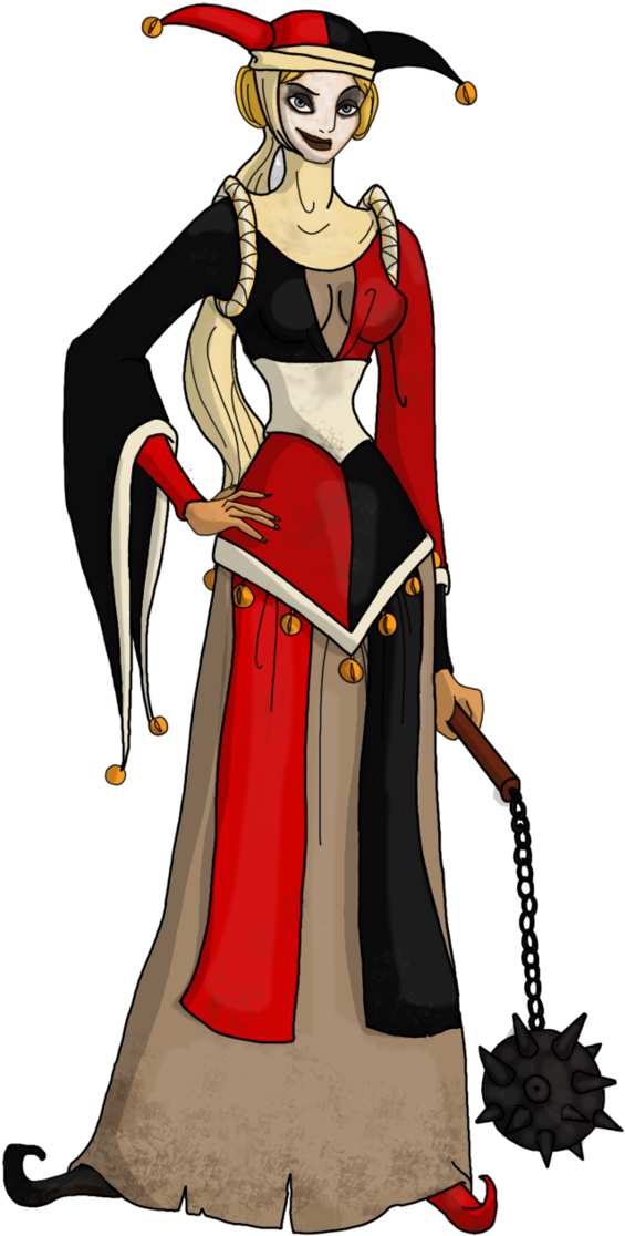 Medieval Harley By Mayshha - Cartoon (660x1209)