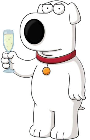 Brian Griffin - Family Guy Fuzzy Door Fox Warner Bros (300x471)