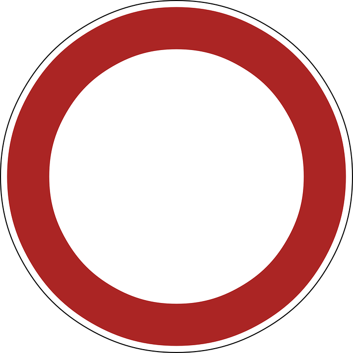 Prohibited Sign 5, Buy Clip Art - Circle Logo Template Png (720x720)