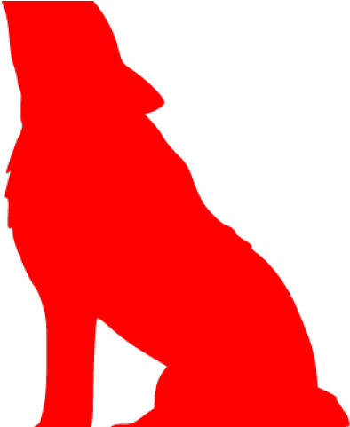 Red Wolf Cliparts - Blue Wolf Transparent (640x480)