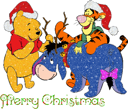 Congratulations Merry Christmas - Winnie The Pooh Christmas (432x366)