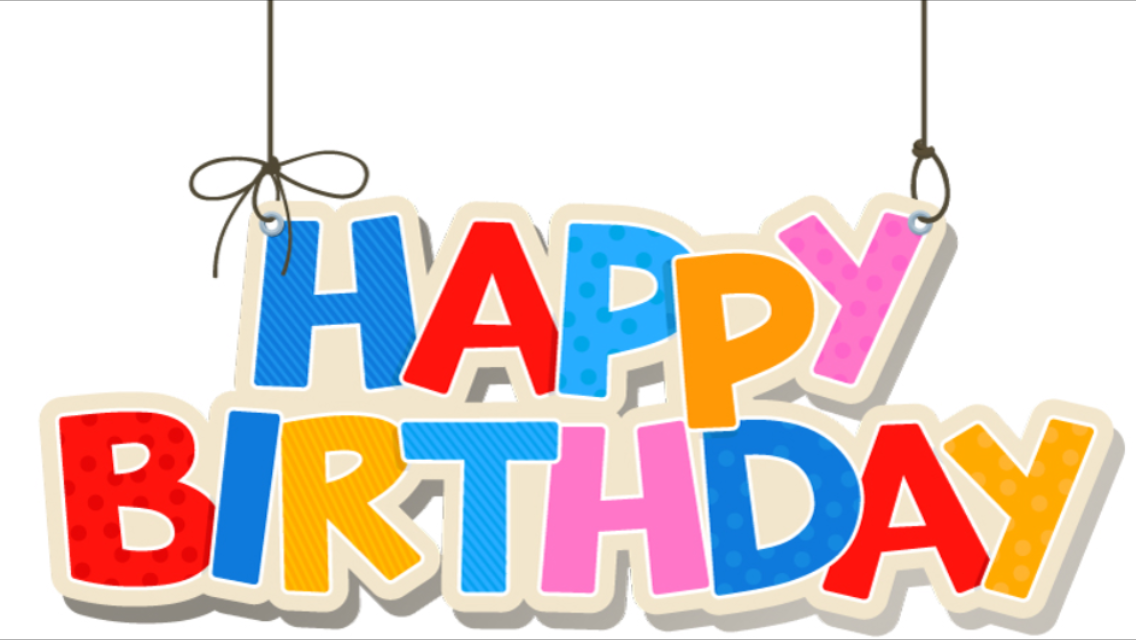 1st Birthday Transparent Background Png - Happy First Birthday Text (1136x640)
