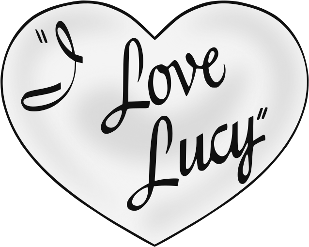 676px-i Love Lucy Title - Love Lucy Logo Png (676x525)