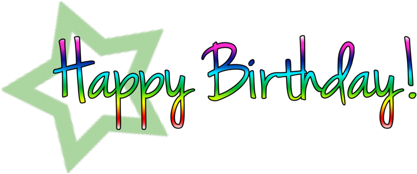 Happy Birthday Png Text - Happy Birthday Text Png (900x359)